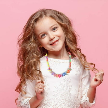 ONESING 22 Pcs Girls Play Jewelry Toddler Costume Jewelry Princess Necklace Bracelet Set Beads Necklace Bracelet for Kids Play Dress Up Pretend Play Jewelry Kit ONESING 22 Pcs Girls Play Jewelry Toddler Costume Jewelry Princess Necklace Bracelet Set Beads Necklace Bracelet for Kids Play Dress Up Pretend Play Jewelry Kit